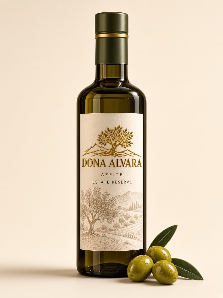 Quinta Alta Estate Reserve olive oil bottle